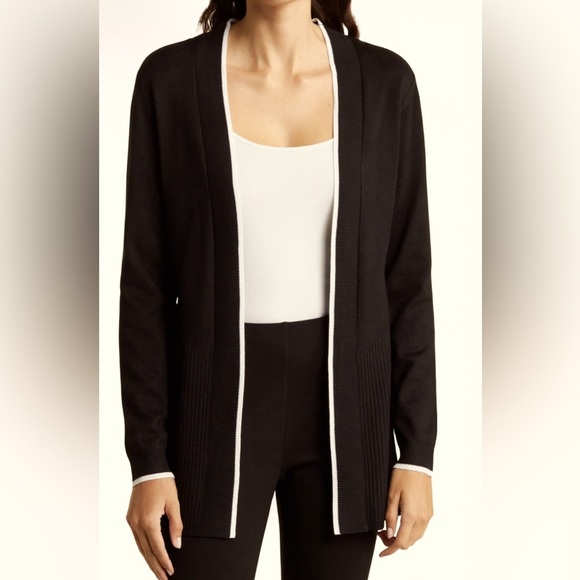 89th + Madison luxury open cardigan Sz Large - Picture 1 of 12